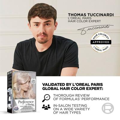 L&#039;Oréal Paris Préférence Le Blonding Toner Vopsea de păr pentru femei 60 ml Nuanţă Platinum Pearl