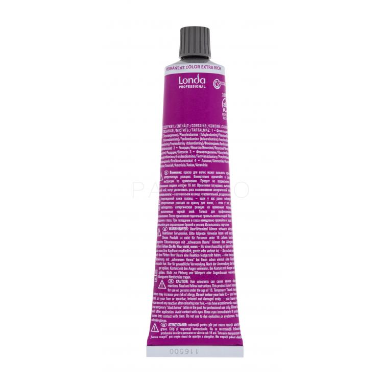 Londa Professional Permanent Colour Extra Rich Cream Vopsea de păr pentru femei 60 ml Nuanţă 12/16