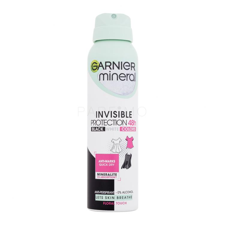 Garnier Mineral Invisible Protection Floral Touch 48h Antiperspirant pentru femei 150 ml