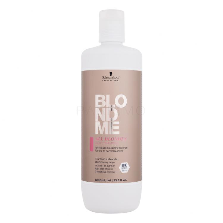 Schwarzkopf Professional Blond Me All Blondes Light Șampon pentru femei 1000 ml