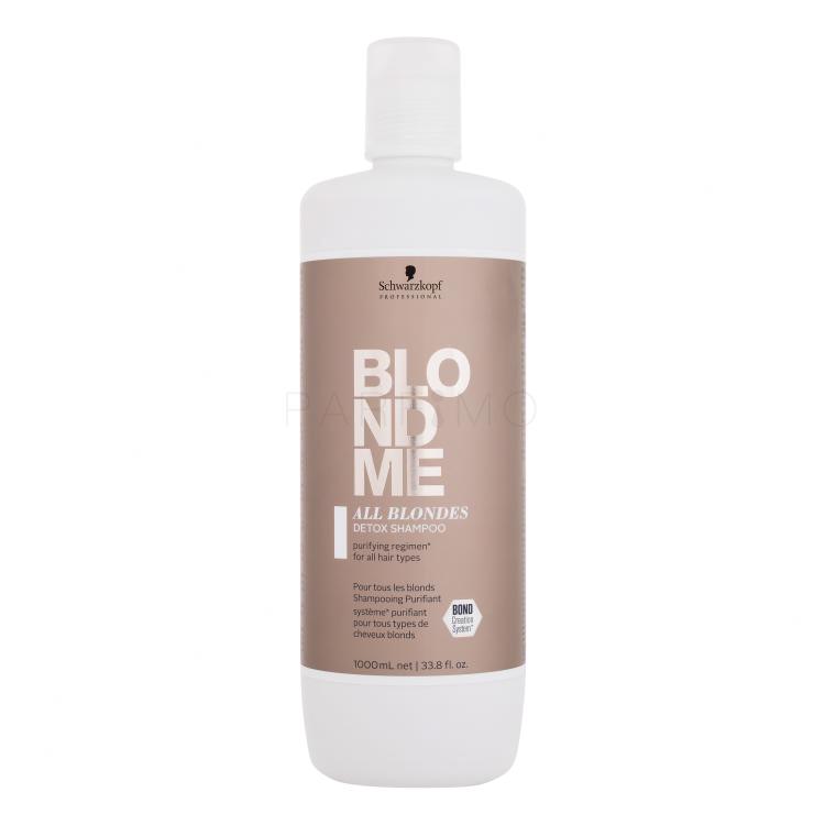 Schwarzkopf Professional Blond Me All Blondes Detox Shampoo Șampon pentru femei 1000 ml