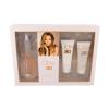 Jennifer Lopez Glow By JLo Set cadou apa de toaleta 100 ml + loțiune corporală 75 ml + gel de duș 75 ml Cutie cu defect