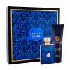Versace Pour Homme Dylan Blue Set cadou apă de toaletă 100 ml + gel de duș 150 ml Cutie cu defect