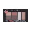 Rimmel London Mini Power Palette Konturovací paletka pentru femei 6,8 g Nuanţă 003 Queen