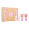 Versace Bright Crystal Set cadou EDT 50 ml + Lapte de corp 50 ml + Gel de dus 50 ml