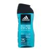 Adidas Ice Dive Shower Gel 3-In-1 Gel de duș pentru bărbați 250 ml