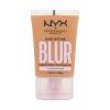 NYX Professional Makeup Bare With Me Blur Tint Foundation Fond de ten pentru femei 30 ml Nuanţă 12 Medium Dark