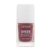 Catrice Sheer Beauties Nail Polish Lac de unghii pentru femei 10,5 ml Nuanţă 080 To Be ContiNUDEd