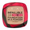 L&#039;Oréal Paris Infaillible 24H Fresh Wear Foundation In A Powder Fond de ten pentru femei 9 g Nuanţă 130 True Beige