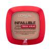 L&#039;Oréal Paris Infaillible 24H Fresh Wear Foundation In A Powder Fond de ten pentru femei 9 g Nuanţă 200 Golden Sand