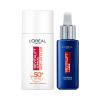Set Ser facial L&#039;Oréal Paris Revitalift Laser Pure Retinol Night Serum + Cremă de zi L&#039;Oréal Paris Revitalift Clinical Anti-UV Fluid SPF50+