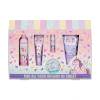 Baylis &amp; Harding Beauticology May All Your Dreams Be Sweet Set cadou Cremă de duș Make A Wish 60 ml + cremă de mâini Sweet Dreams 30 ml + gel de duș Believe In Yourself 50 ml + balsam de buze You Are Magic 5 g + sare de baie You Are Awesome 70 g