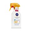 Nivea Sun Babies &amp; Kids Sensitive Protect Spray SPF50+ Pentru corp pentru copii 270 ml