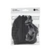 NEQI Adult Community Face Coverings M-L Black Măști faciale și respiratoare 3 buc