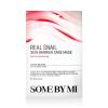 Some By Mi Real Snail Skin Barrier Care Mask Mască de față 20 g