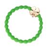 By Eloise London Gold Clover Leaf Elastice de păr pentru femei 1 buc Nuanţă Apple Green