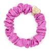 By Eloise London Silk Scrunchie Gold Heart Elastice de păr pentru femei 1 buc Nuanţă Bubblegum Pink