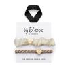 By Eloise London Set Cream and Gold Elastice de păr pentru femei 1 buc