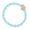By Eloise London Gold Heart Elastice de păr pentru femei 1 buc Nuanţă Turquoise