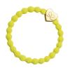 By Eloise London Gold Heart Elastice de păr pentru femei 1 buc Nuanţă Sunshine Yellow