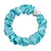 By Eloise London Silk Scrunchie Silver Heart Elastice de păr pentru femei 1 buc Nuanţă Turquoise