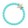 By Eloise London Bling Charms Starfish Elastice de păr pentru femei 1 buc Nuanţă Turquoise