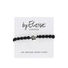 By Eloise London Bling Charms Silver Diamanté Star Elastice de păr pentru femei 1 buc Nuanţă Black