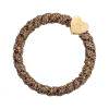 By Eloise London Gold Heart Elastice de păr pentru femei 1 buc Nuanţă Bronze