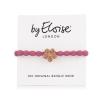 By Eloise London Bling Charms Daisy Flower Elastice de păr pentru femei 1 buc Nuanţă Rose Pink