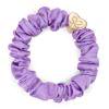 By Eloise London Silk Scrunchie Gold Heart Elastice de păr pentru femei 1 buc Nuanţă Lilac