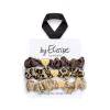 By Eloise London Set Leopard Luxe Elastice de păr pentru femei 1 buc