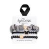 By Eloise London Set Midnight Flight Elastice de păr pentru femei 1 buc