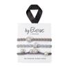 By Eloise London Set Shades of Grey Elastice de păr pentru femei 1 buc