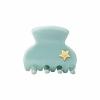 By Eloise London Small Hair Claw Gold Star Clemă de păr pentru femei 1 buc Nuanţă Sage