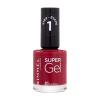 Rimmel London Super Gel STEP1 Lac de unghii pentru femei 12 ml Nuanţă 042 Rock n Roll