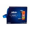 Gillette Fusion Proglide Flexball Set cadou Aparat de ras 1 buc + Rezerve2 buc + Gel de barbierit HydraGel Sensitive 75 ml + Borseta cosmetice