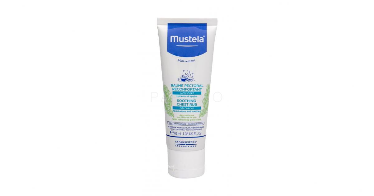Mustela Bébé Soothing Chest Rub Balsam de corp pentru copii Parfimo.ro