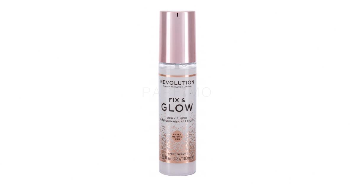 Makeup Revolution London Fix & Glow Dewy Finish Spray fixator pentru