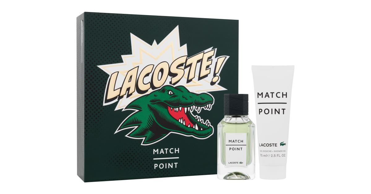Lacoste Match Point Set cadou apă de toaletă 50 ml + gel de duș 75 ml