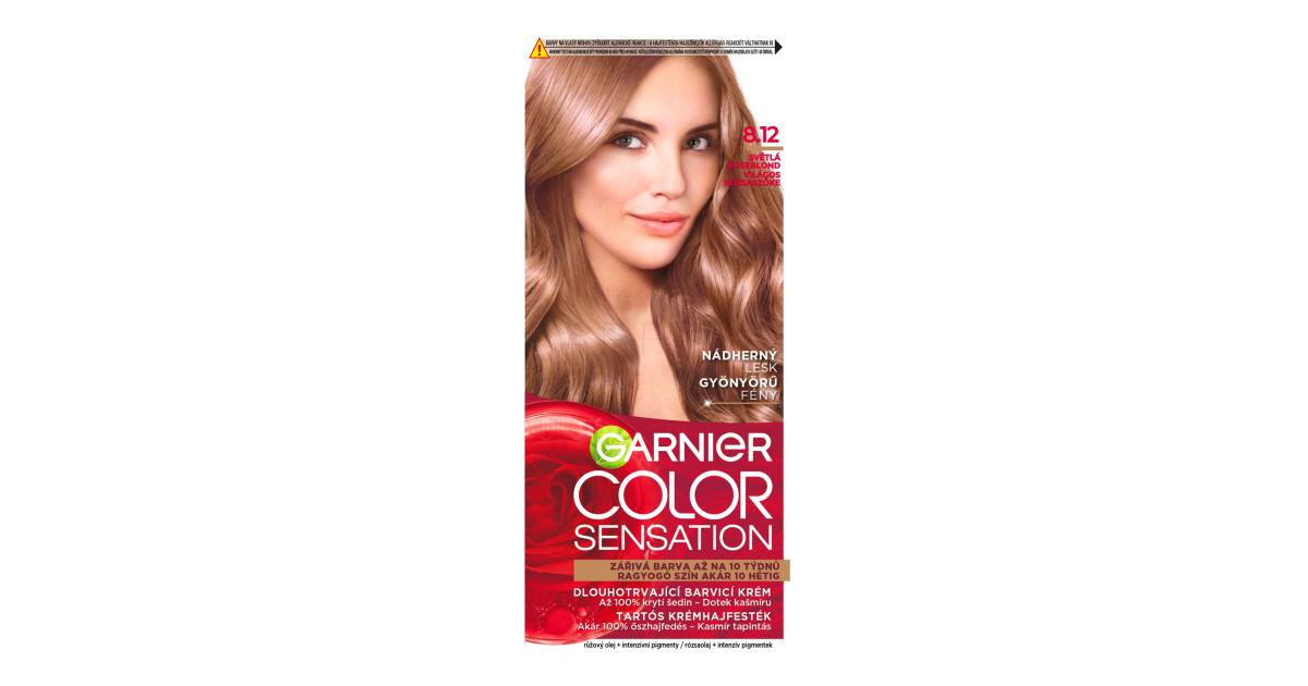 mistaken Score cowboy Garnier Color Sensation Vopsea de păr pentru femei 40 ml Nuanţă 8,12 Light  Roseblonde | Parfimo.ro