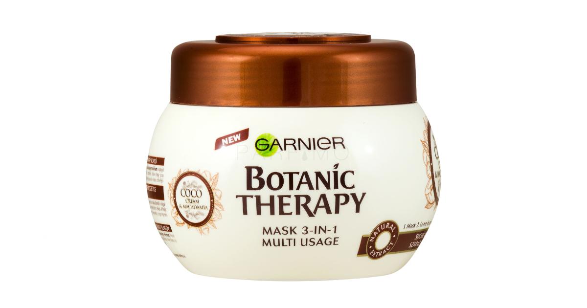 Scared to die collateral Modernize Garnier Botanic Therapy Coco Milk & Macadamia 3-In-1 Mască de păr pentru  femei 300 ml | Parfimo.ro