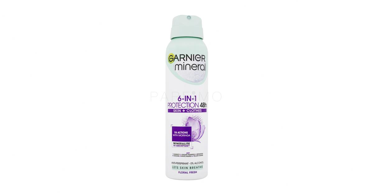 Garnier Mineral Protection 6in1 Floral Fresh Antiperspirant pentru