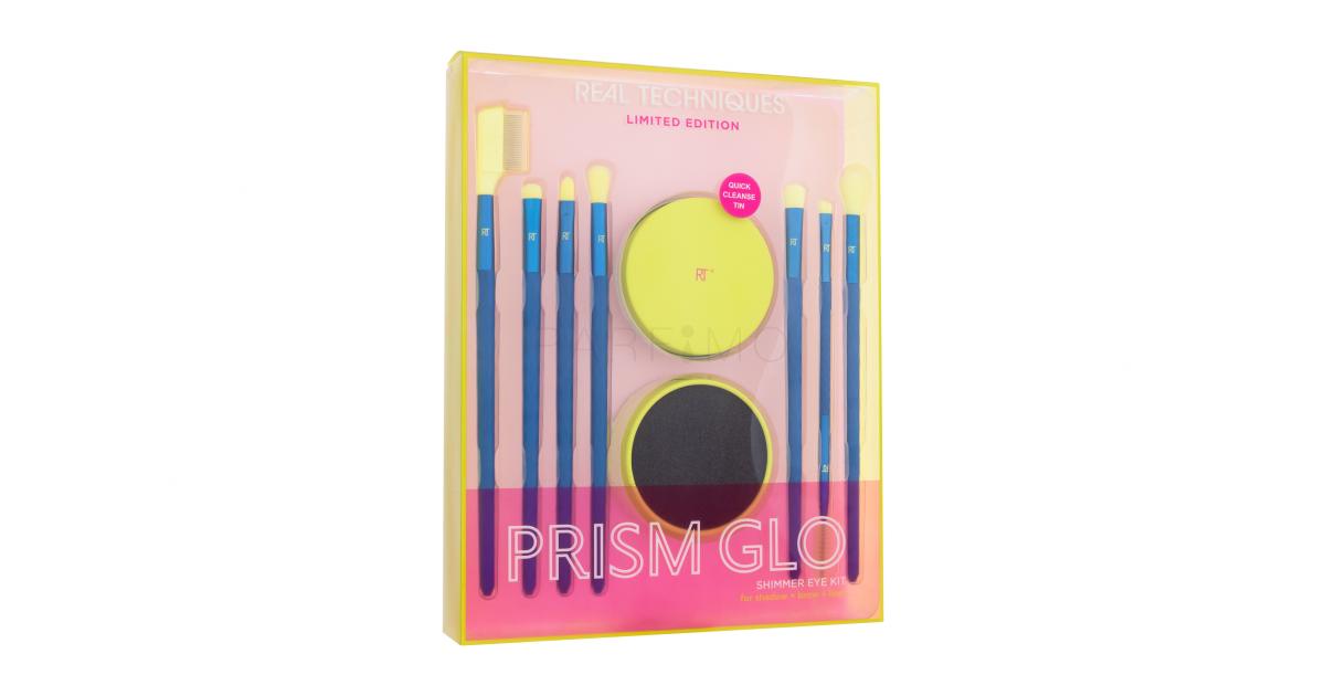 Real Techniques Prism Glo Shimmer Eye Kit Limited Edition Set cadou Pensulă 039 Lash Groomer 1