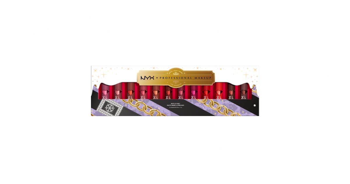 NYX Professional Makeup Mrs Claus Matte Lip Vault Ruj De Buze Pentru