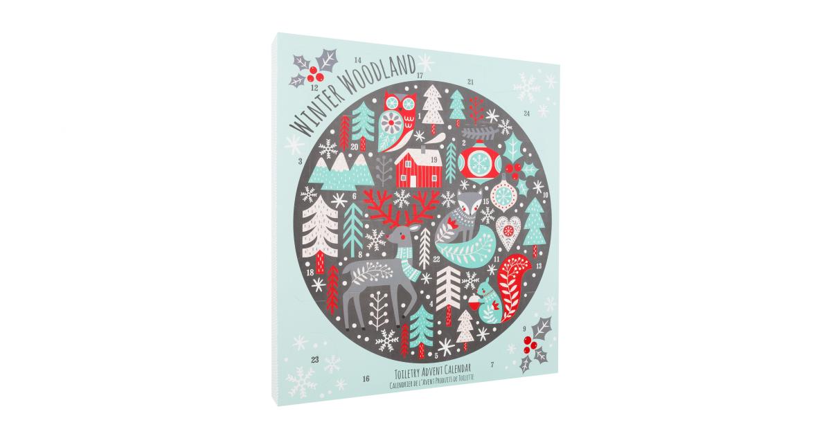 Technic Toiletry Advent Calendar Winter Woodland Set cadou Gel de duș