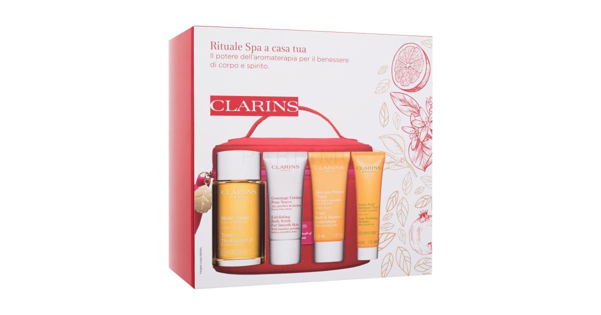 Clarins Spa At Home Set cadou Ulei de corp Aroma Tonic Treatment Oil