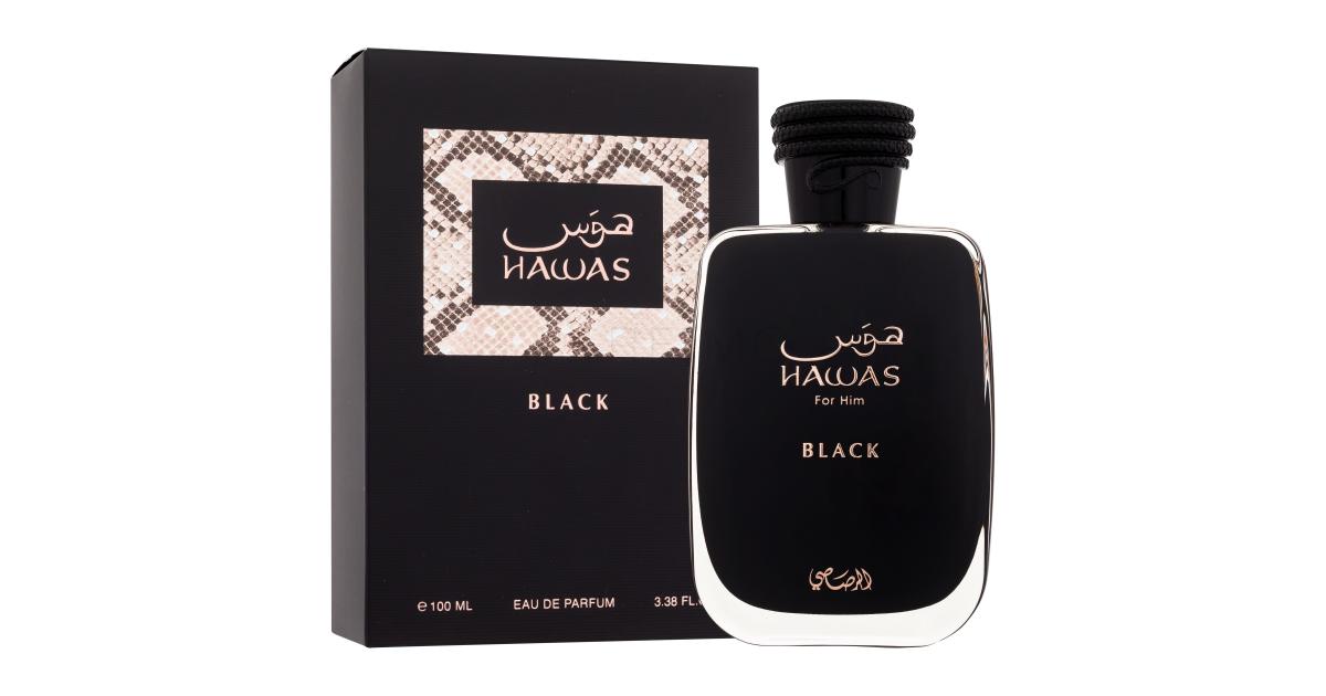 Rasasi Hawas Black Apă de parfum pentru bărbați 100 ml | Parfimo.ro