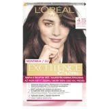 L'Oréal Paris Excellence Creme Triple Protection Vopsea de păr pentru femei 48 ml Nuanţă 4,15 Frosted Brown