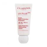 Clarins UV Plus 5P Multi-Protection Moisturizing Screen SPF50 Cremă de zi pentru femei 30 ml Nuanţă Rose