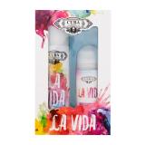 Cuba La Vida Set cadou pentru femei Apă de parfum 100 ml + antiperspirant roll-on 50 ml